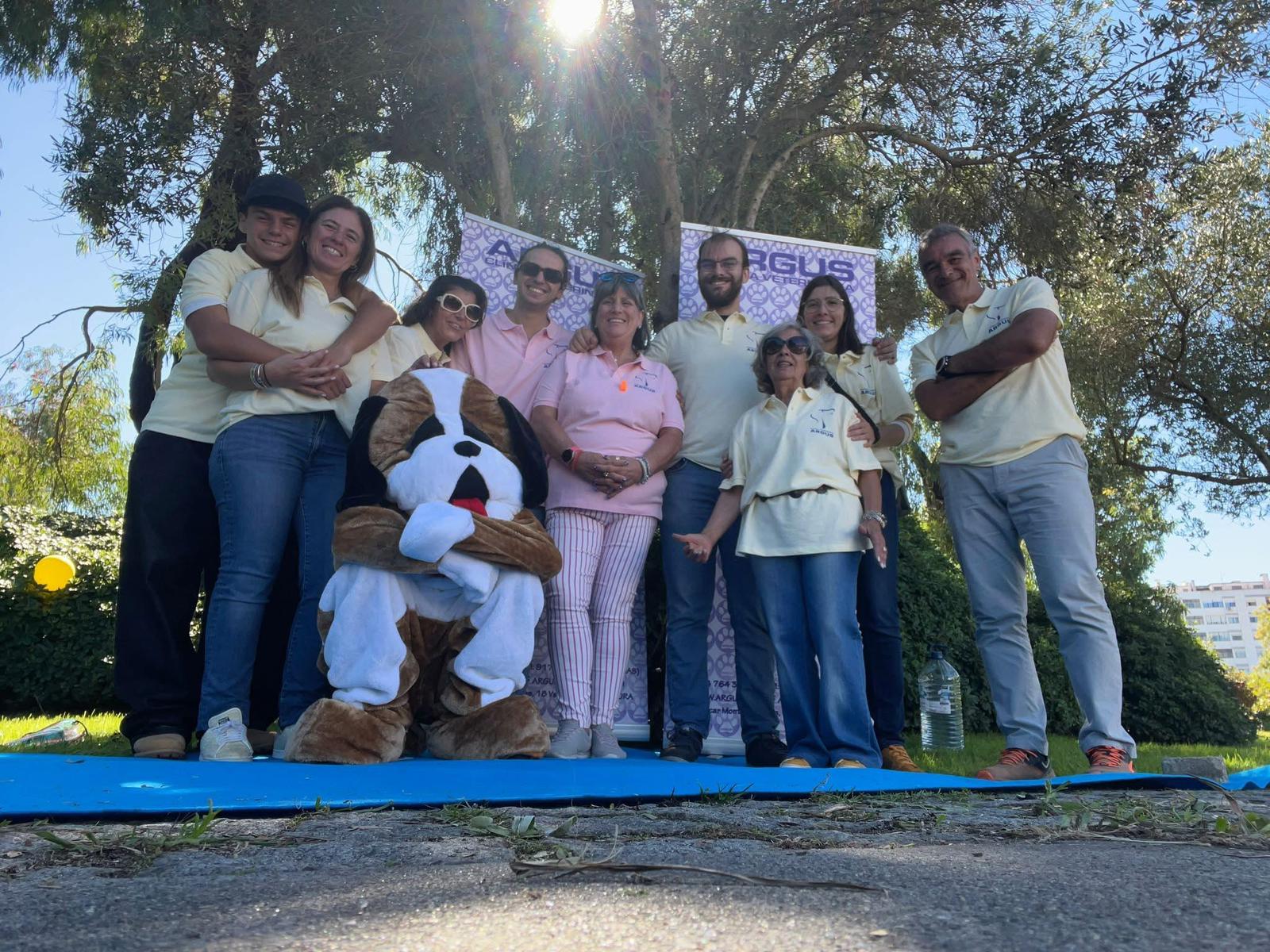 A equipa e amigos da Argus